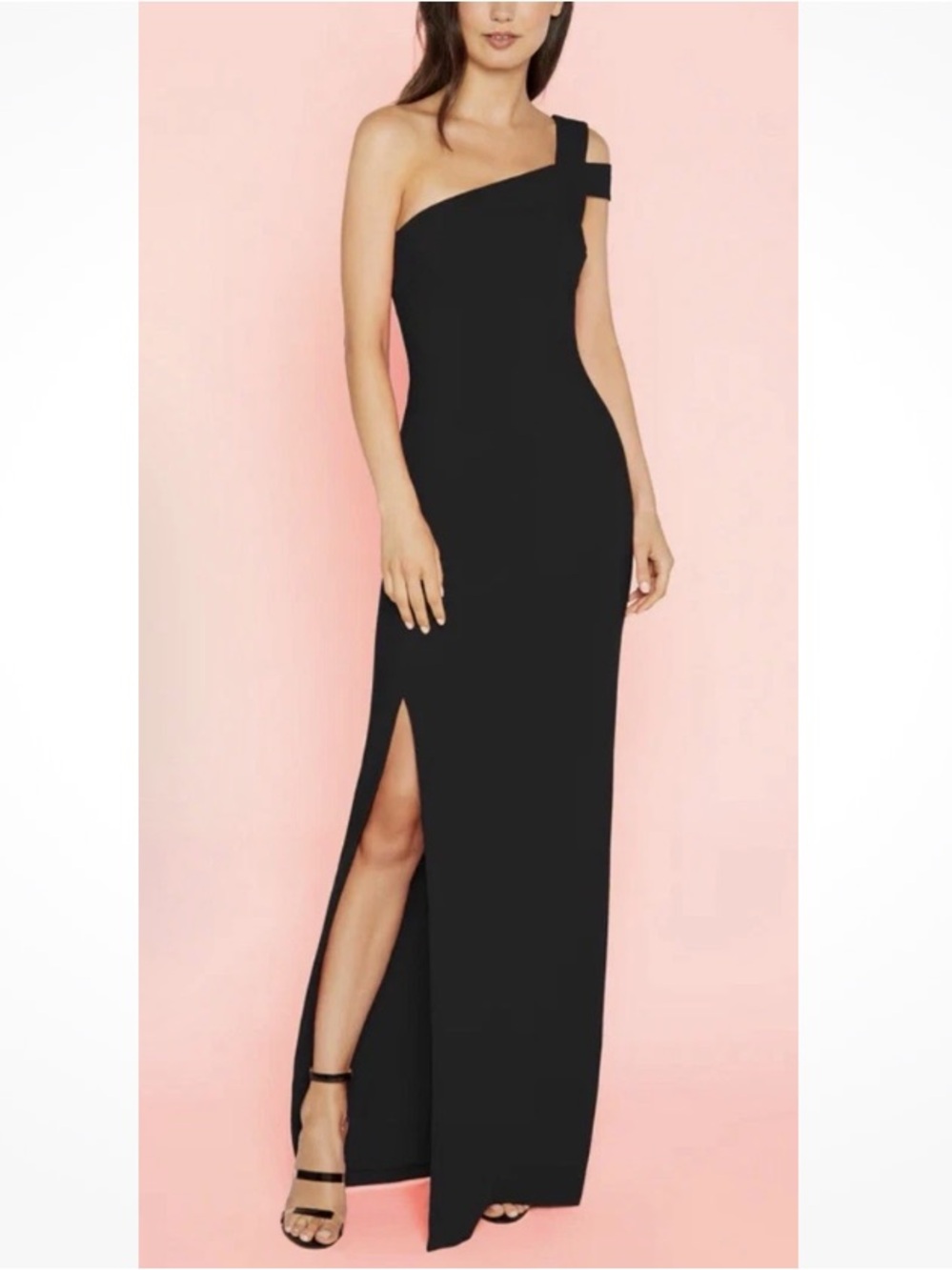 Likely Black Maxson Gown Dress One-Shoulder Women’s Size 4